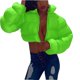 thumbnail image 2 of Pntutb Abrigo De Algodón De Color Cruzado Corto Para Mujer Abrigo De Invierno Acolchado De Invierno Abrigo De Manga Larga De Gran Tamaño Rollbacks Pntutb Pntutb-3176, 2 of 6