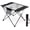 Mesh-black-1set, variant on Outdoor Folding Table | Lightweight Mesh Compact Camping Table, Roll Up Top 2 People Portable Camp Tables with Carry Bag for Picnic/Cooking/Beach/Travel/BBQ