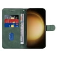 thumbnail image 2 of Allytech Wallet Flip Case for Samsung Galaxy S23, Retro Luxury PU Leather Shockproof Soft TPU Inner Magnetic Clasp Cover with Card Cash Slots & Kickstand & Wrist Strap for Women Men - Green, 2 of 10
