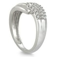 thumbnail image 2 of SZUL Women's 1/4 Carat TW Diamond Split Shank Band in 10K White Gold (J-K-L Color, I2-I3 Clarity), 2 of 3