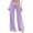 Light Purple, variant on Womens Workout Comfy Leggings No Front Seam Straight Leggings Low Waist Gym Yoga Pants M