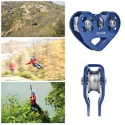 Outdoor Rock Climbing Zip Line Cable Rope Trolley Zipline Fast Speed Pulley