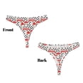 thumbnail image 3 of Balery Forest Mushrooms Tangas de Algodón para Mujer con Estampado – Ropa Interior Sexy, Transpirable, G-string-X-Small, 3 of 6