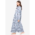 thumbnail image 3 of Only Necessities Plus Size Long Flannel Nightgown, 3 of 6