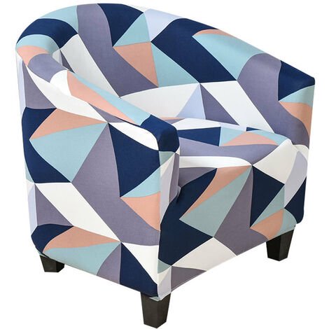 Estrela Funda Elástica Convertible para Sillón, Fácil de Instalar y Lavar, Funda para Silla con Reposabrazos Funda para Sillón para Mostrador Bar Sala de Estar Sala de Reuniones-multicolor
