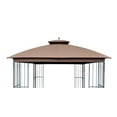 thumbnail image 4 of APEX GARDEN Replacement ​​Canopy Top for Style Selections 10' x 10' Brown Metal Square Semi-Gazebo Model #TPGAZ9116 / TPGAZ9116A / TPGAZ9116B (Tan), 4 of 10