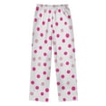 thumbnail image 2 of FORMRS Kids Pajama Pants with Pockets Size 6-8Y Boys Lounge Sleep Bottoms, Purple Polka Dots, 2 of 8