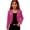 27# Hot Pink, variant on Sparkly Sequin Jackets for Girls Cropped Blazer Jacket Glitter Shiny Open Front Coats Casual Outerwear Short Coat Green 170