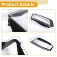 thumbnail image 4 of Cubierta de Lente de Faro Unique Bargains Cubierta de Lente Clara para Audi A5 2008-2012 Negro Claro PC 1 Pc Frontal Derecho, 4 of 6