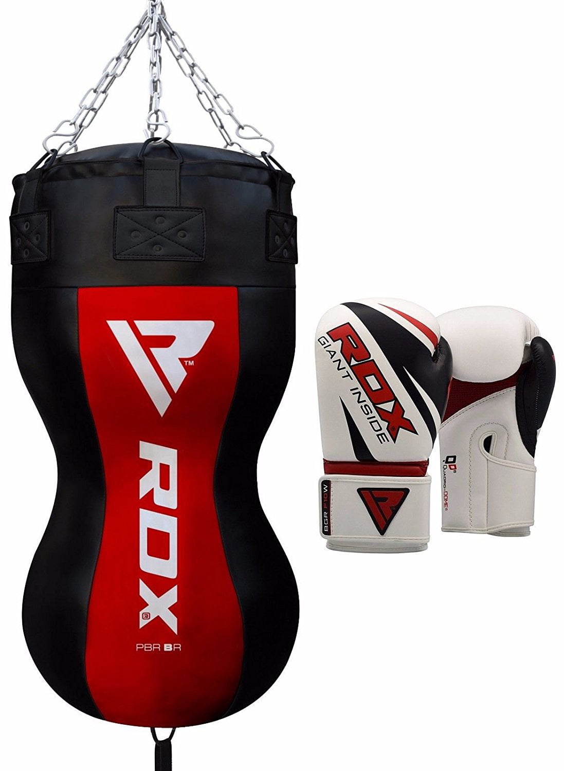 RDX Heavy Filled Punch Bag Angle Body Boxing Gloves Upper Cut MMA Muay Thai F10 