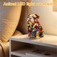 thumbnail image 4 of Luz Nocturna Con Temática De Perros Para Dormitorio Lámpara De Mesa De Resina Luz Nocturna De Suave Resplandor Perfecta Para La Habitación De Los Niños, 4 of 5