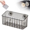 thumbnail image 1 of Sponge Holder for Kitchen Sink with Strong Suction Cup, Kitchen Sink Caddy for Dish Sponge Inside Sink, Removable Kitchen Sink Organizer Rack for Brush Dish Cloth (Gray), 1 of 1