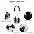 thumbnail image 4 of HAWEE Expandable Duffel Bag for Women with Trolley Sleeve and Wet Pocket Water Repellent Weekender Travel Tote Large Capacity Carry On Overnight Luggage for Gym/ Trip/ Camping/ Beach, Cow Print, 4 of 7