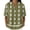 Army Green, variant on Geometric Colorblock Henley Top for Women, Short Sleeve V-Neck Button Down Tunic - Minimalist Casual Blouse with Curved Hem Yellow XXL