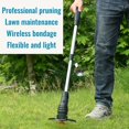 thumbnail image 3 of 1 Set, Cordless Battery Powered Lawn Mower, Portable Stretchable Lawnmowers For Small Gardens, Cordless Electric Lawn Mower For Patio Garden, 3 of 4