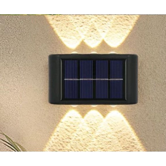 4-Pack Solar Outdoor Wall LED Light