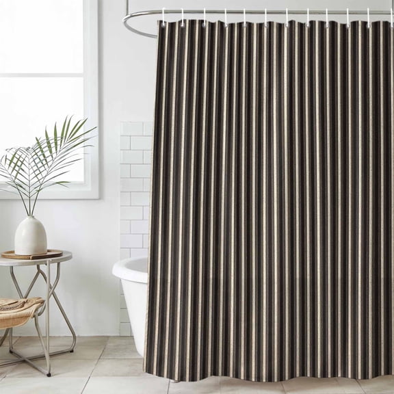 Vintage Brown,Waterproof Fabric Shower Curtain,Ombre Abstract Minimalist Geometric Waterproof Fabric Shower Curtain for Bathroom Curtains Bathtubs Hotel Shower Curtains with 12 Hooks Small 36x78in
