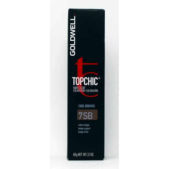 Goldwell Topchic Professional Hair Color (2.1 oz. tube) (7SB - Silver Beige)