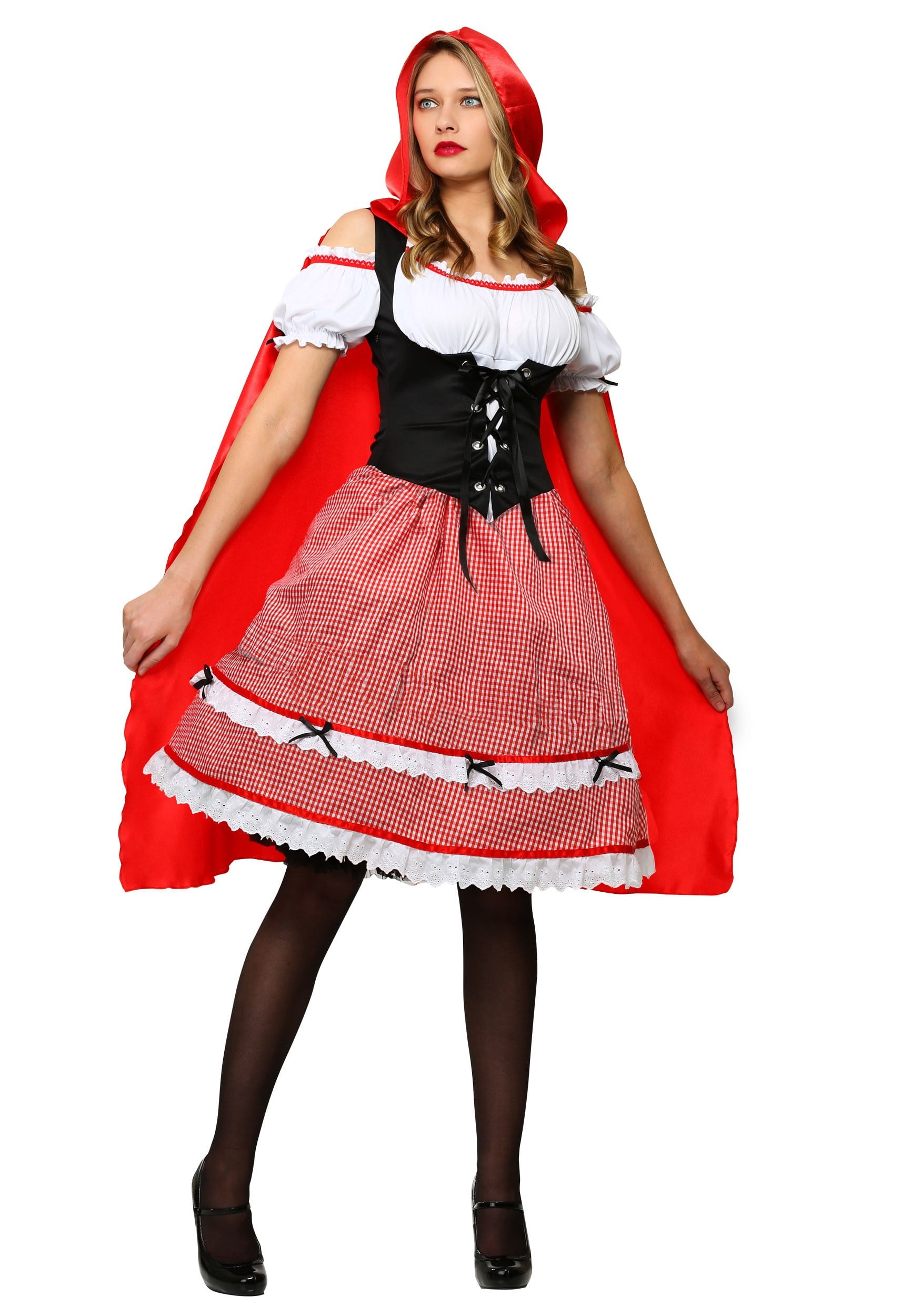Size Knee Length Red Riding Costume | Walmart Canada