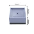 thumbnail image 2 of WREESH Rehausseur de Pied de Lit Meuble Universel Carré Tapis Rehausseur base Réfrigérateur 4 Pcs, 2 of 2