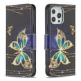 thumbnail image 2 of Wallet Case for iPhone 13 Pro, PU Leather Flip Cover Folio Magnetic Closure Slim Shell Dual Layer Heavy Duty Protective Bumper Card Holder Book Case for Apple iPhone 13 Pro,Jewelry Butterfly, 2 of 7