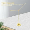 thumbnail image 4 of BESTYASH Golden Flag Pole with Stable Base for Office Desk Use and Small National Flags, 4 of 8