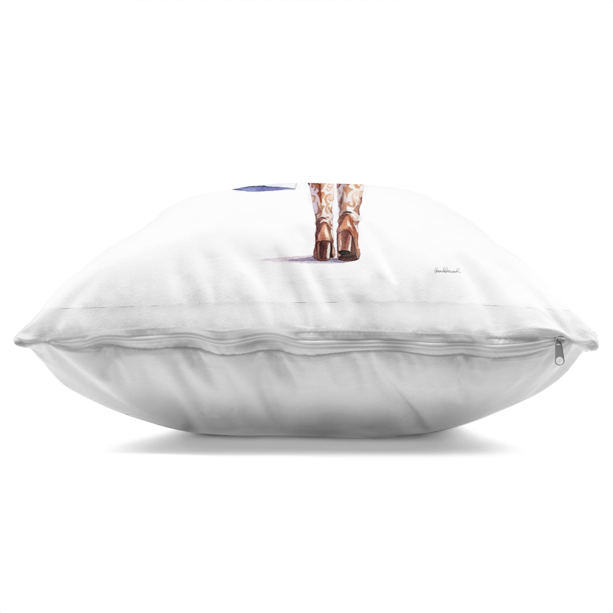 Stupell Industries Born Again Christian Cowgirl Decorative Printed Throw Pillow, design by Amanda Greenwood, 18 x 7 x 18