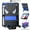 Black+Blue, variant on Decase for iPad Mini 7th(A17 Pro) 2024 / Mini 6th Generation 8.3" 2021, with Pen Holder & Shoulder Strap,3-Layers Heavy Duty Shockproof Protective Cover for Children (Boys)/Man,Red+Blue
