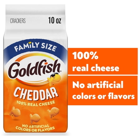 Goldfish Cheddar Cheese Crackers, 10 oz Bag