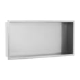thumbnail image 2 of 24x12 inches Shower Niche, Stainless Steel Recessed Bathroom Shower Niche Shelf Silver, 2 of 8