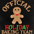 thumbnail image 3 of CafePress - Official Holiday Baking Team - Women's Dark Pajamas, 3 of 4