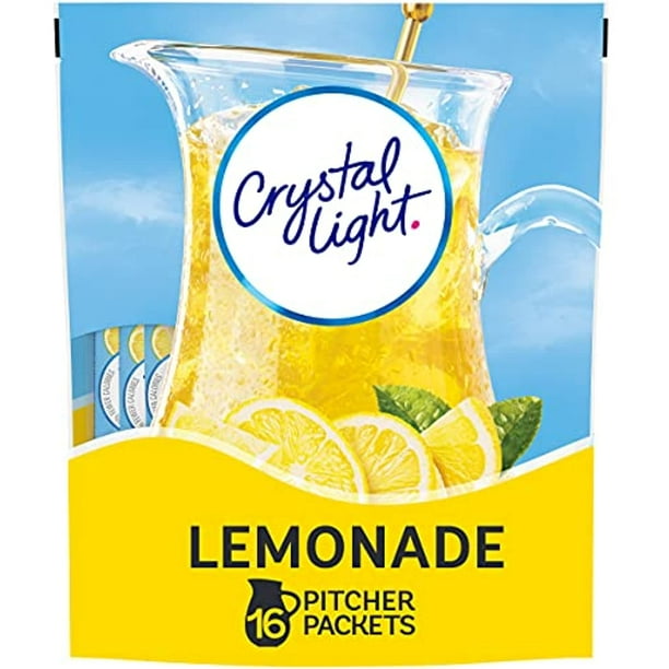 Crystal Light SugarFree Lemonade Naturally Flavored Powdered Drink Mix