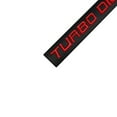 thumbnail image 3 of 2x Black Red Metal Turbo Diesel Emblem 6.7L V8 Engine Chrome Badge, 3 of 4