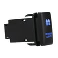 thumbnail image 2 of Interruptor basculante, 12 V LED azul Interruptor basculante para automóvil Interruptor basculante para automóvil para Hilux Durabilidad mejorada, 2 of 5