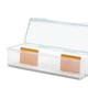 thumbnail image 5 of Caja organizadora para guardar tarjetas coleccionables, transparente, resistente y grande. 2 particiones, 5 of 6