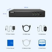 ANNKE 5MP Lite 8CH DVR Video Recorder with AI Human/Vehicle Detection, Hybrid 5-in-1 CCTV DVR for Surveillance Camera, Remote Access (1TB HDD)24/7 Record