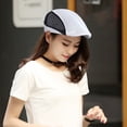 thumbnail image 3 of Men Hat Hollow Out Contrast Color Thin Breathable Sunscreen Beret Summer Hat Headwear, 3 of 7