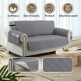thumbnail image 3 of Lapalife Couch Cover for Dogs Washable 100% Waterproof Pet Couch Cover, Anti Slip Elastic Straps with Side Pocket Storage Couch Protector for Dogs Cat Puppy, 3 of 7
