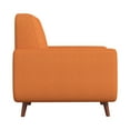 thumbnail image 4 of Adelia Orange Textured Upholstery Tufted Back Accent Chair, 4 of 7