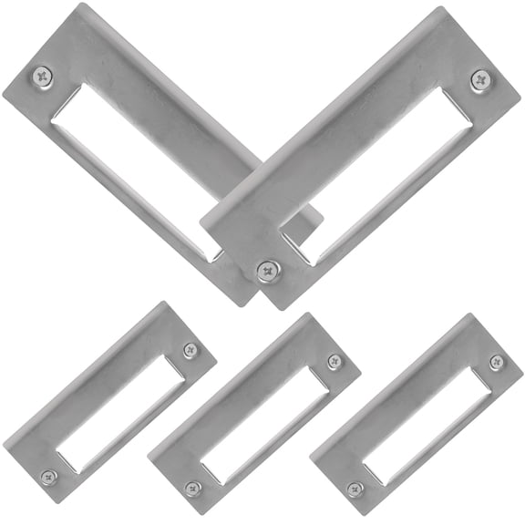 5pcs Deadbolt Strike Plates Door Strike Plates Security Door Reinforcement Plates