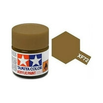 Tamiya 81772 XF-72 Flat JGSDF Brown Acrylic Paint 10ml