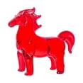 thumbnail image 2 of Elodie Figurine de Cheval en Cristal Sculpture d'Animal de Collection Figurine Décorative pour Moderne Rouge, 2 of 8
