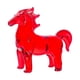thumbnail image 1 of Figura de caballo de cristal decorativa, robusta y elegante, estatua de caballo, escultura animal para Rojo, 1 of 7