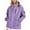 Purple, variant on Wensltd Women Sports Jacket Outdoor Windproof Zipper Hooded Jacket for Cycling Hiking