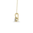 thumbnail image 2 of TimeLe$$ Classics 2 Carat 3-Prong Set Round Cut Lab Grown Solitaire Diamond Pendant Necklace for Women in 14K Yellow Gold, 2 of 5