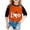 Orange-1, variant on XEGLSBU Kids T Shirts with Festive Halloween Cute Graphic Design Tops for Boys and Girls Holiday Party Wear Orange-1 Size 13-14 Years