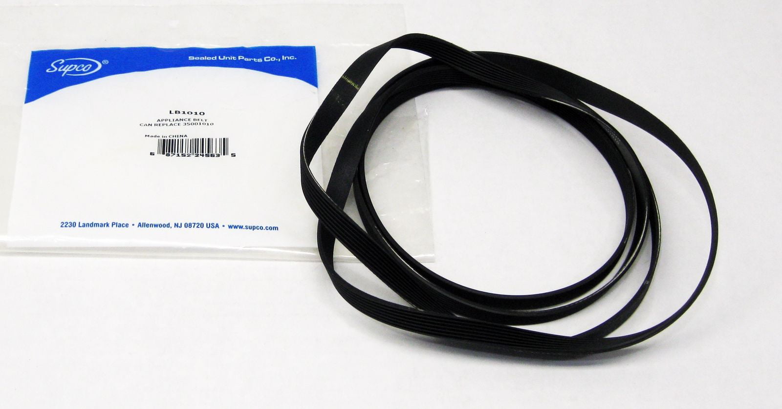 SUPCO LB1010 Dryer Belt for Whirlpool Maytag 35001010 for sale online