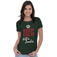 thumbnail image 4 of Keep Calm Kill Zombie Classic TV Show Women's T Shirt Ladies Tee Brisco Brands M, 4 of 6