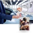 thumbnail image 5 of juzishangdian 30 Pieces Blank Double Keychains Photo Frame Keychain Photo Holders Acrylic Photo Keychains Gift For Family and Friends(5.5 x 4cm), 5 of 5