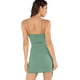 thumbnail image 2 of Vestido camisero sexy con escote en V asimétrico con lado fruncido para mujer Adepaton WRMH-218-10, 2 of 5